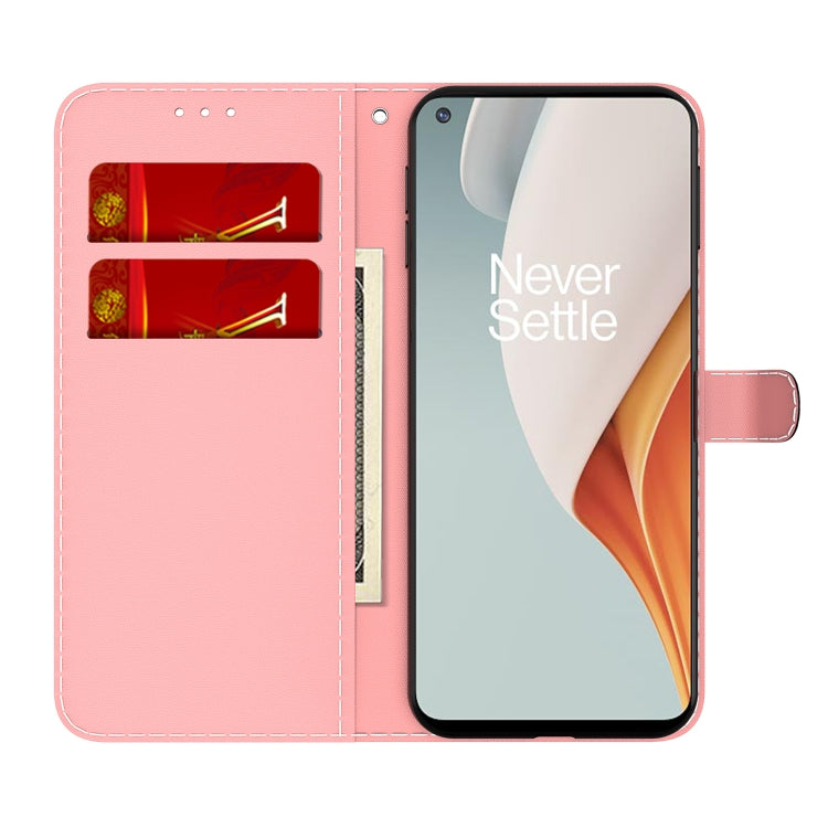 For OnePlus Nord N100 Cloud Fog Pattern Horizontal Flip Leather Case with Holder & Card Slot & Wallet