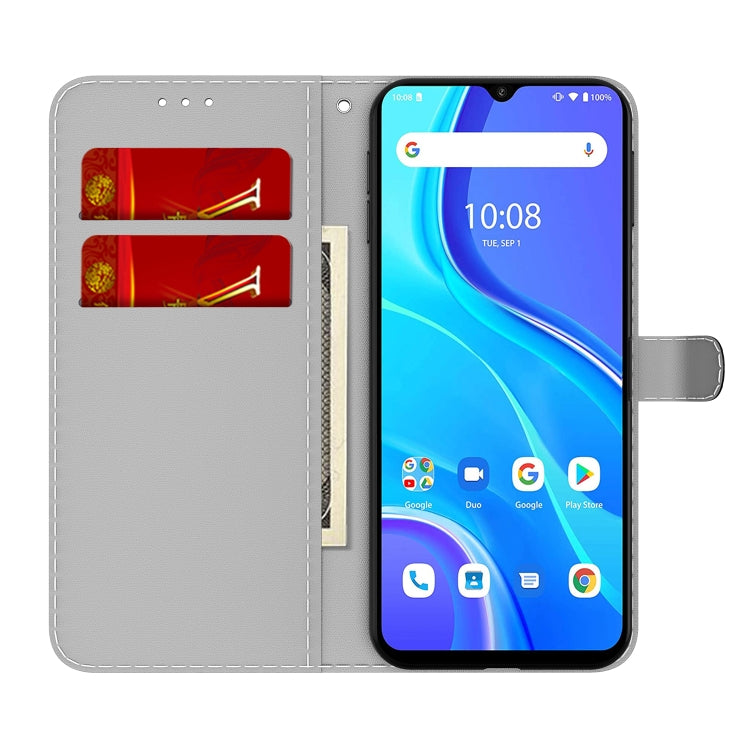 For UMIDIGI A7S Cloud Fog Pattern Horizontal Flip Leather Case with Holder & Card Slot & Wallet