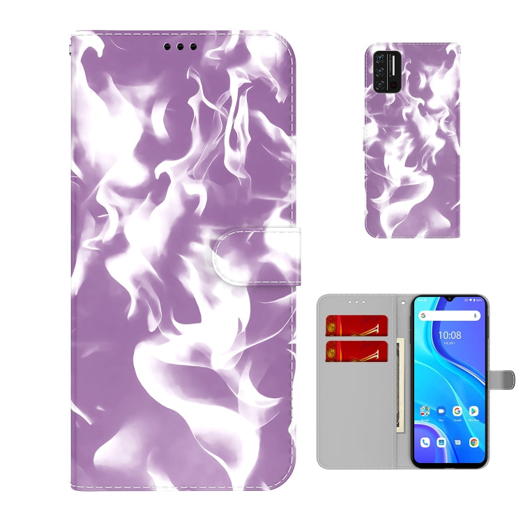 For UMIDIGI A7S Cloud Fog Pattern Horizontal Flip Leather Case with Holder & Card Slot & Wallet