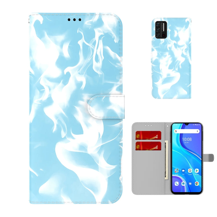 For UMIDIGI A7S Cloud Fog Pattern Horizontal Flip Leather Case with Holder & Card Slot & Wallet
