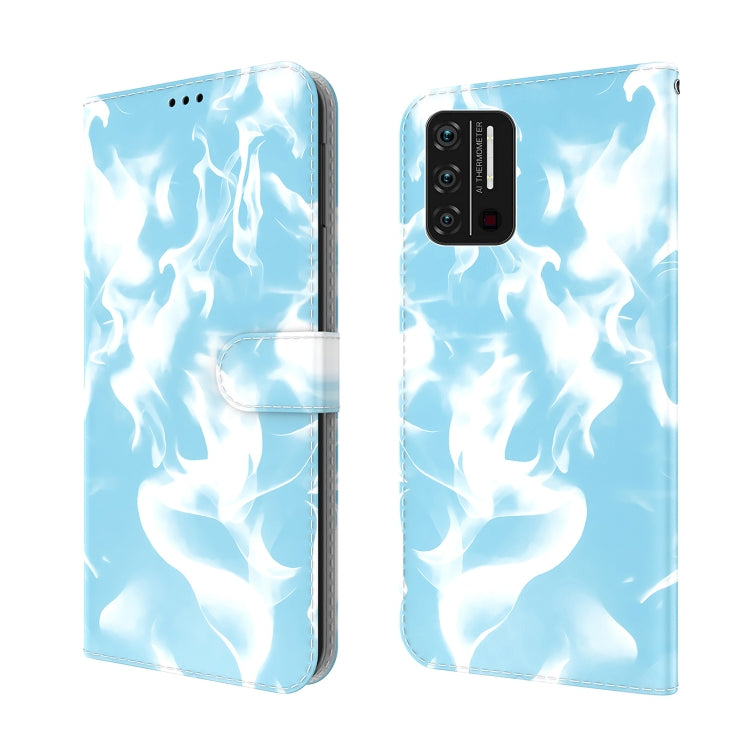 For UMIDIGI A7S Cloud Fog Pattern Horizontal Flip Leather Case with Holder & Card Slot & Wallet