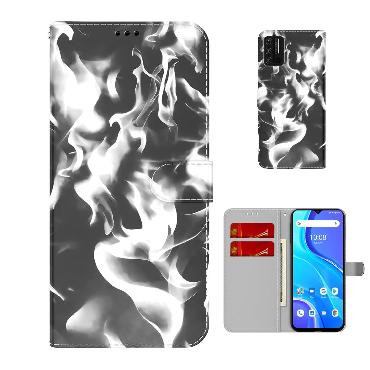 For UMIDIGI A7S Cloud Fog Pattern Horizontal Flip Leather Case with Holder & Card Slot & Wallet