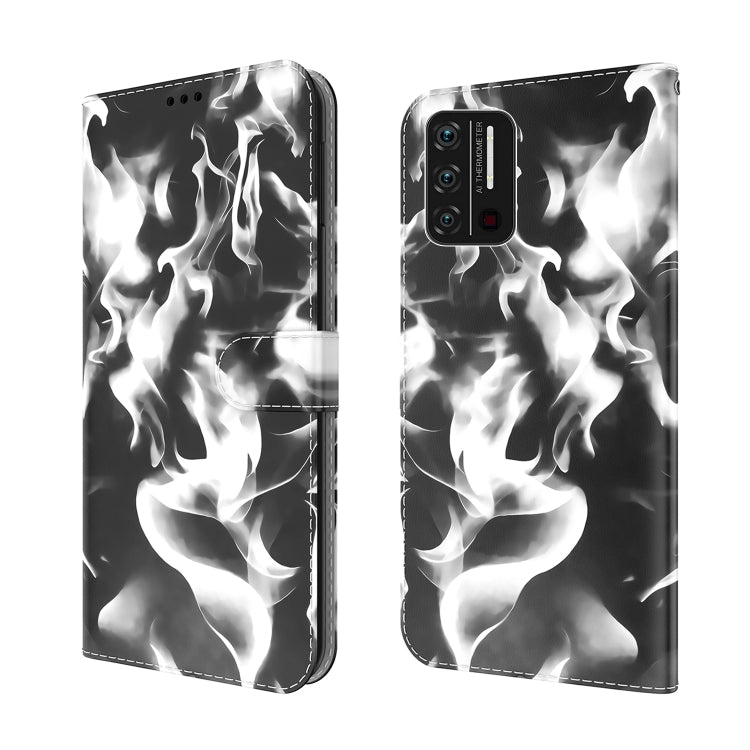 For UMIDIGI A7S Cloud Fog Pattern Horizontal Flip Leather Case with Holder & Card Slot & Wallet