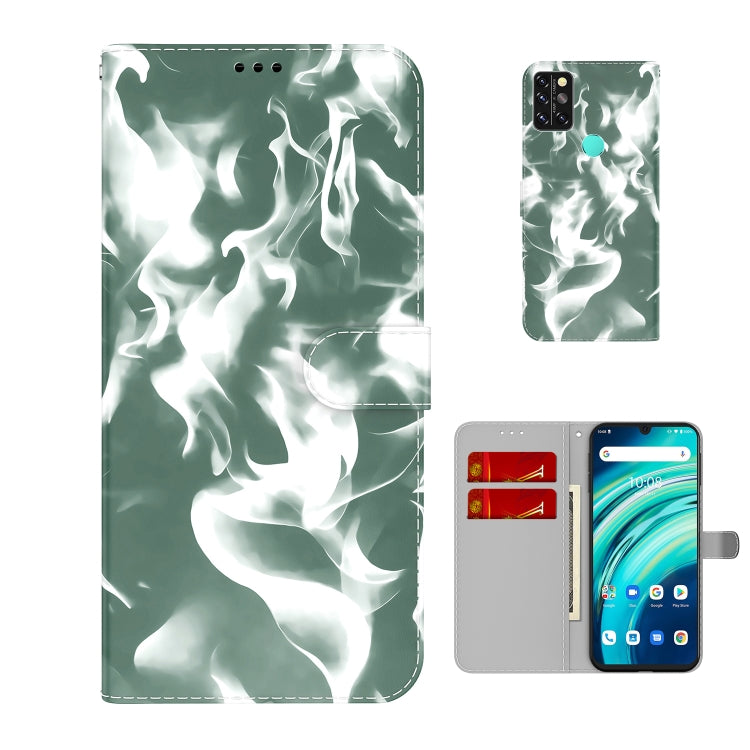 For UMIDIGI A9 Pro Cloud Fog Pattern Horizontal Flip Leather Case with Holder & Card Slot & Wallet