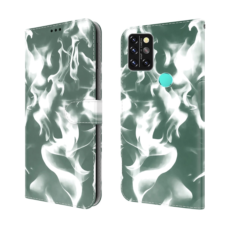 For UMIDIGI A9 Pro Cloud Fog Pattern Horizontal Flip Leather Case with Holder & Card Slot & Wallet