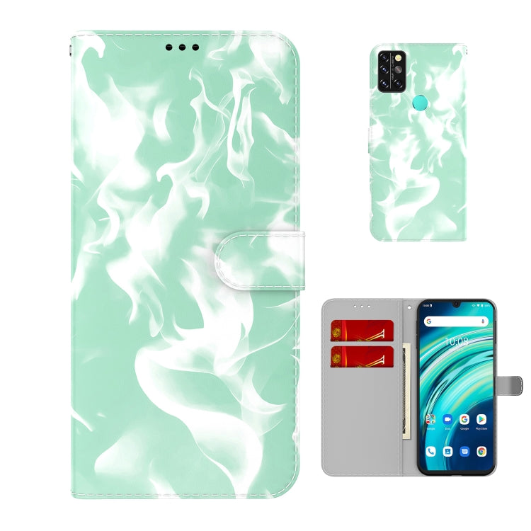 For UMIDIGI A9 Pro Cloud Fog Pattern Horizontal Flip Leather Case with Holder & Card Slot & Wallet