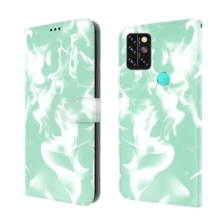 For UMIDIGI A9 Pro Cloud Fog Pattern Horizontal Flip Leather Case with Holder & Card Slot & Wallet