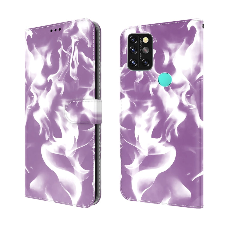 For UMIDIGI A9 Pro Cloud Fog Pattern Horizontal Flip Leather Case with Holder & Card Slot & Wallet