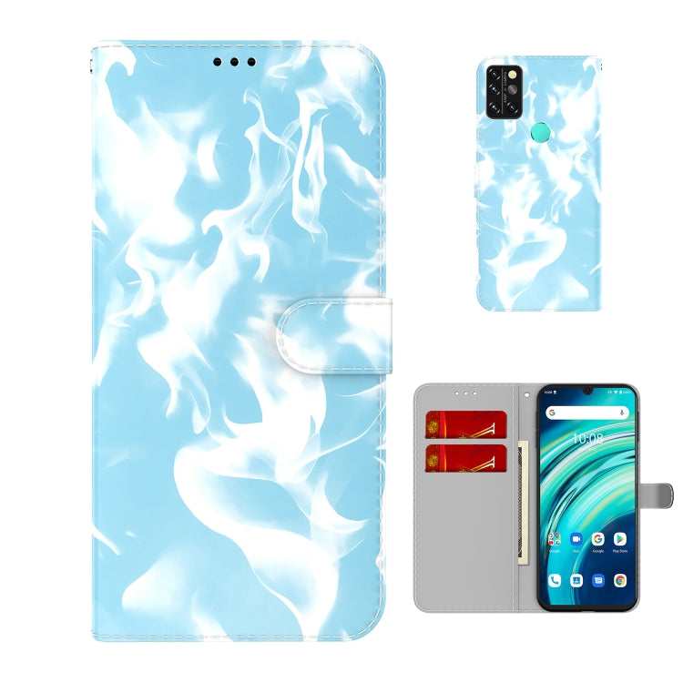 For UMIDIGI A9 Pro Cloud Fog Pattern Horizontal Flip Leather Case with Holder & Card Slot & Wallet