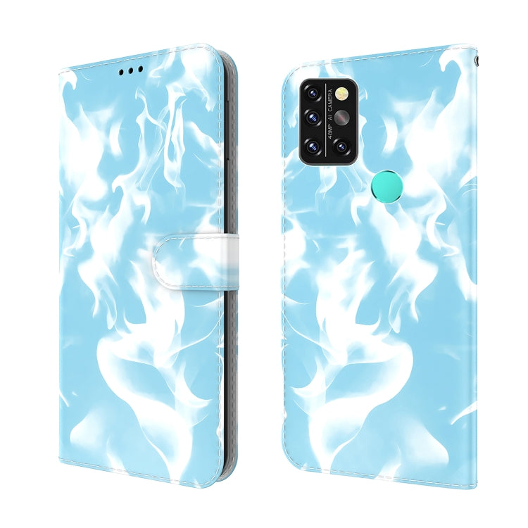 For UMIDIGI A9 Pro Cloud Fog Pattern Horizontal Flip Leather Case with Holder & Card Slot & Wallet