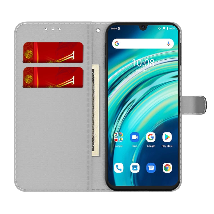 For UMIDIGI A9 Pro Cloud Fog Pattern Horizontal Flip Leather Case with Holder & Card Slot & Wallet