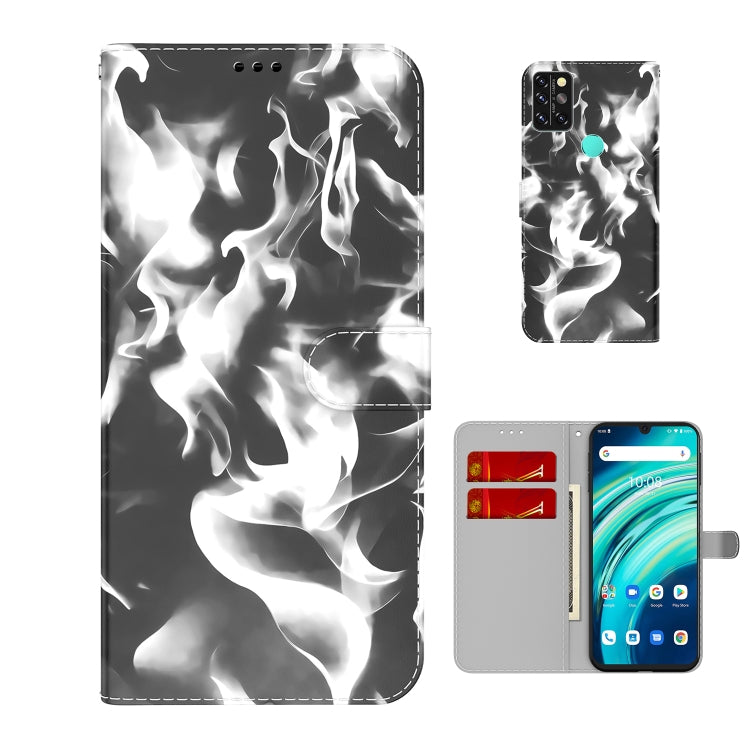 For UMIDIGI A9 Pro Cloud Fog Pattern Horizontal Flip Leather Case with Holder & Card Slot & Wallet