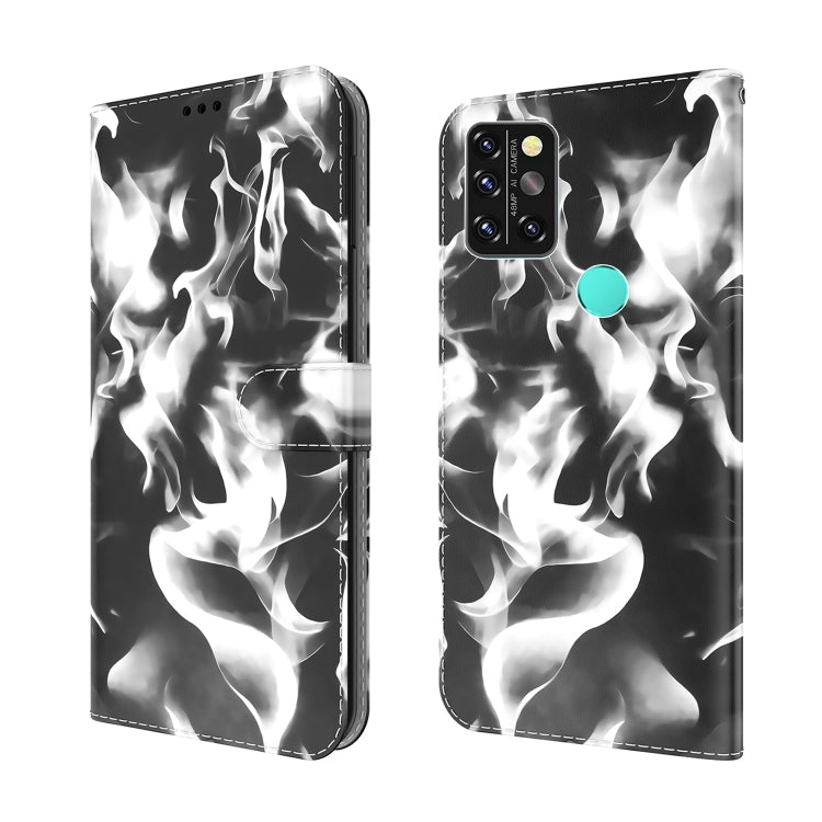 For UMIDIGI A9 Pro Cloud Fog Pattern Horizontal Flip Leather Case with Holder & Card Slot & Wallet