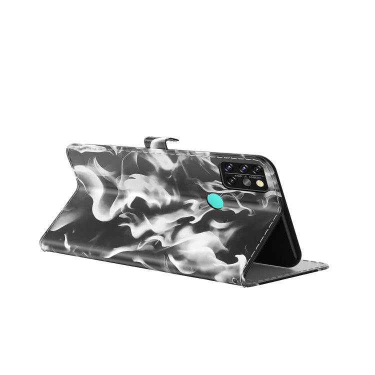 For UMIDIGI A9 Pro Cloud Fog Pattern Horizontal Flip Leather Case with Holder & Card Slot & Wallet