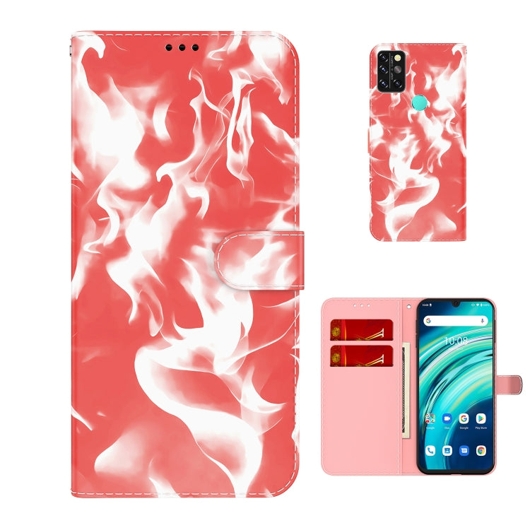 For UMIDIGI A9 Pro Cloud Fog Pattern Horizontal Flip Leather Case with Holder & Card Slot & Wallet