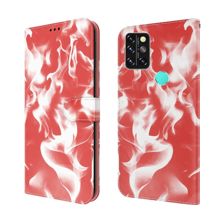 For UMIDIGI A9 Pro Cloud Fog Pattern Horizontal Flip Leather Case with Holder & Card Slot & Wallet