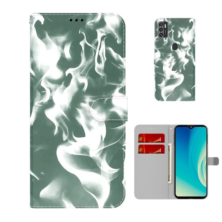 For ZTE Blade A7s 2020 Cloud Fog Pattern Horizontal Flip Leather Case with Holder & Card Slot & Wallet