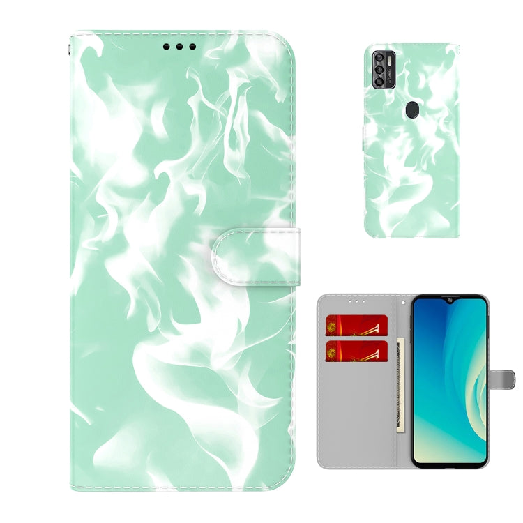 For ZTE Blade A7s 2020 Cloud Fog Pattern Horizontal Flip Leather Case with Holder & Card Slot & Wallet