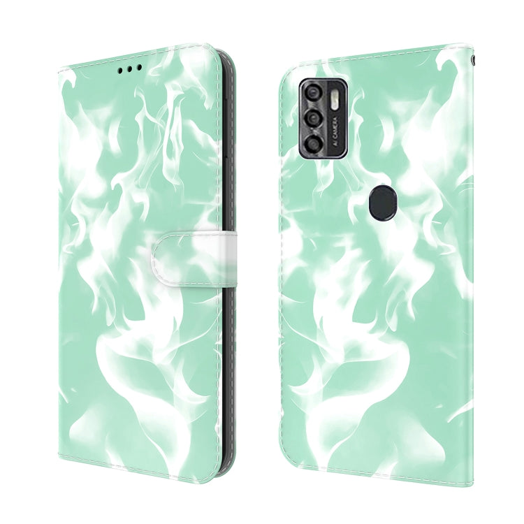 For ZTE Blade A7s 2020 Cloud Fog Pattern Horizontal Flip Leather Case with Holder & Card Slot & Wallet