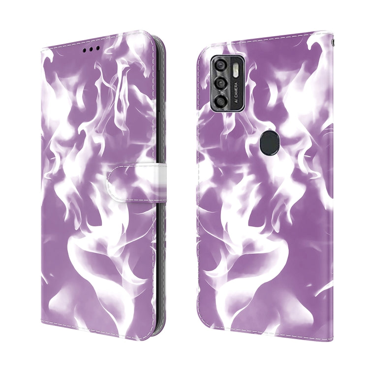 For ZTE Blade A7s 2020 Cloud Fog Pattern Horizontal Flip Leather Case with Holder & Card Slot & Wallet