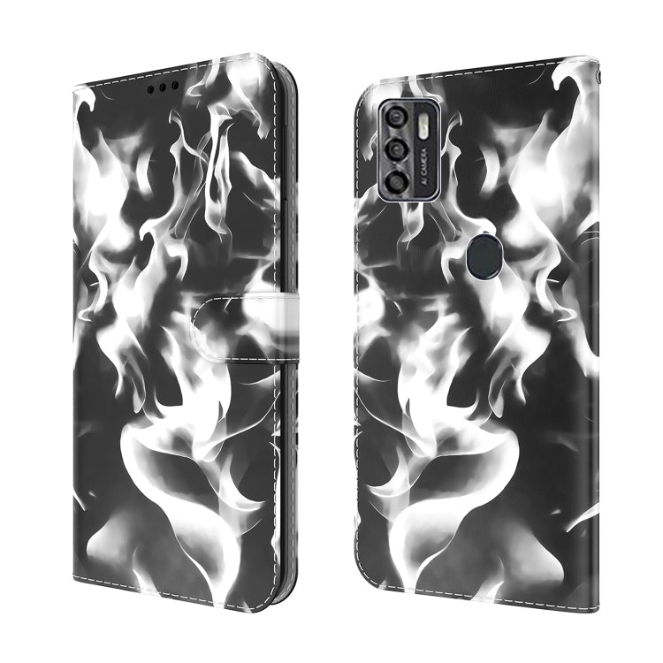For ZTE Blade A7s 2020 Cloud Fog Pattern Horizontal Flip Leather Case with Holder & Card Slot & Wallet