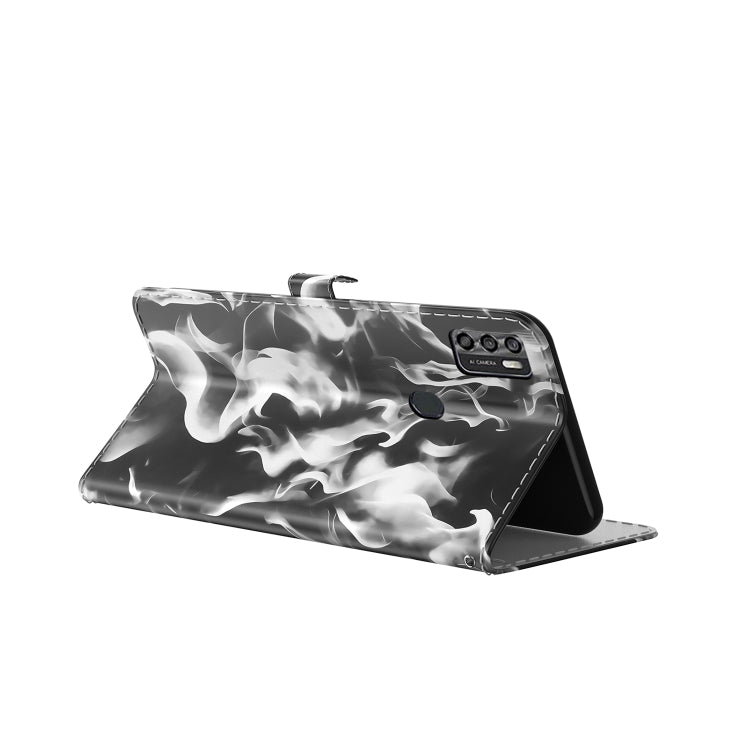 For ZTE Blade A7s 2020 Cloud Fog Pattern Horizontal Flip Leather Case with Holder & Card Slot & Wallet