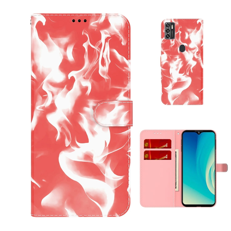For ZTE Blade A7s 2020 Cloud Fog Pattern Horizontal Flip Leather Case with Holder & Card Slot & Wallet