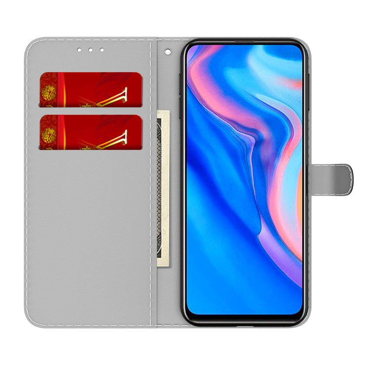 For Huawei P smart Z / Y9 Prime 2019 Cloud Fog Pattern Horizontal Flip Leather Case with Holder & Card Slot & Wallet