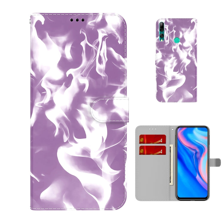 For Huawei P smart Z / Y9 Prime 2019 Cloud Fog Pattern Horizontal Flip Leather Case with Holder & Card Slot & Wallet