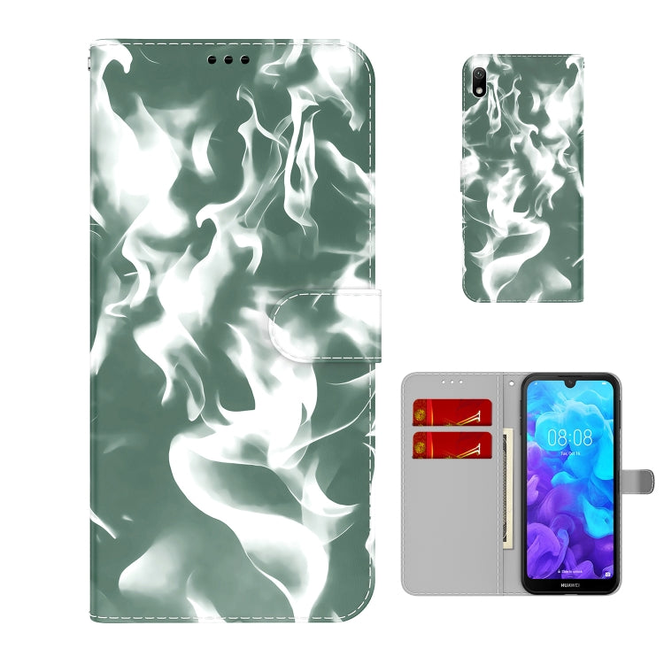 For Huawei Y5 2019 / Honor 8S Cloud Fog Pattern Horizontal Flip Leather Case with Holder & Card Slot & Wallet