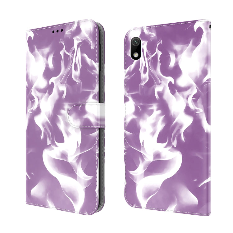 For Huawei Y5 2019 / Honor 8S Cloud Fog Pattern Horizontal Flip Leather Case with Holder & Card Slot & Wallet