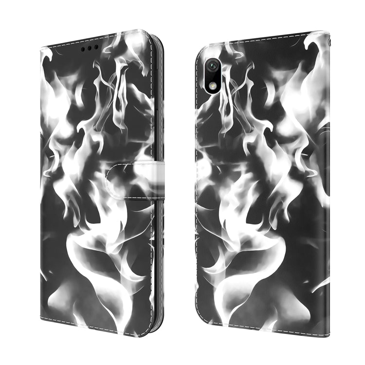 For Huawei Y5 2019 / Honor 8S Cloud Fog Pattern Horizontal Flip Leather Case with Holder & Card Slot & Wallet