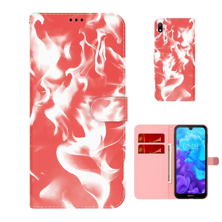 For Huawei Y5 2019 / Honor 8S Cloud Fog Pattern Horizontal Flip Leather Case with Holder & Card Slot & Wallet