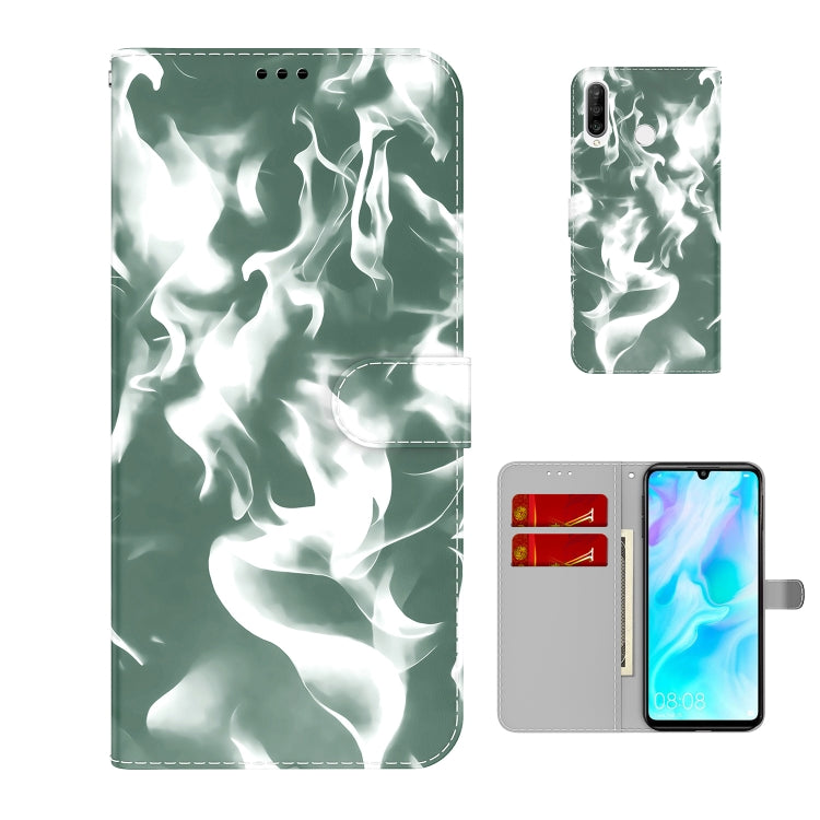 For Huawei P30 Lite / nova 4e Cloud Fog Pattern Horizontal Flip Leather Case with Holder & Card Slot & Wallet