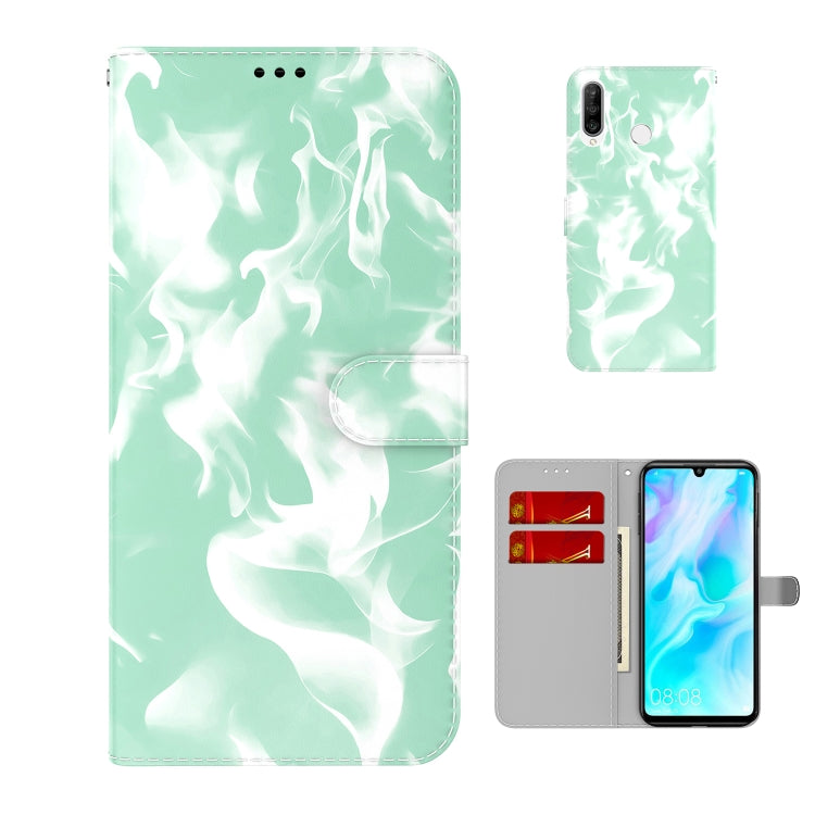 For Huawei P30 Lite / nova 4e Cloud Fog Pattern Horizontal Flip Leather Case with Holder & Card Slot & Wallet