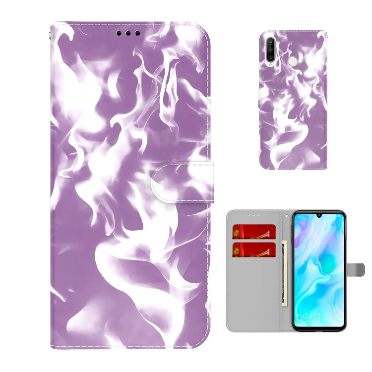 For Huawei P30 Lite / nova 4e Cloud Fog Pattern Horizontal Flip Leather Case with Holder & Card Slot & Wallet