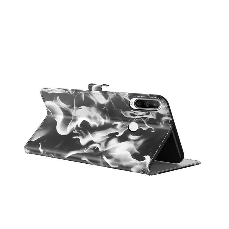 For Huawei P30 Lite / nova 4e Cloud Fog Pattern Horizontal Flip Leather Case with Holder & Card Slot & Wallet