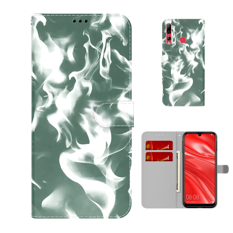 For Huawei Enjoy 9s Cloud Fog Pattern Horizontal Flip Leather Case with Holder & Card Slot & Wallet