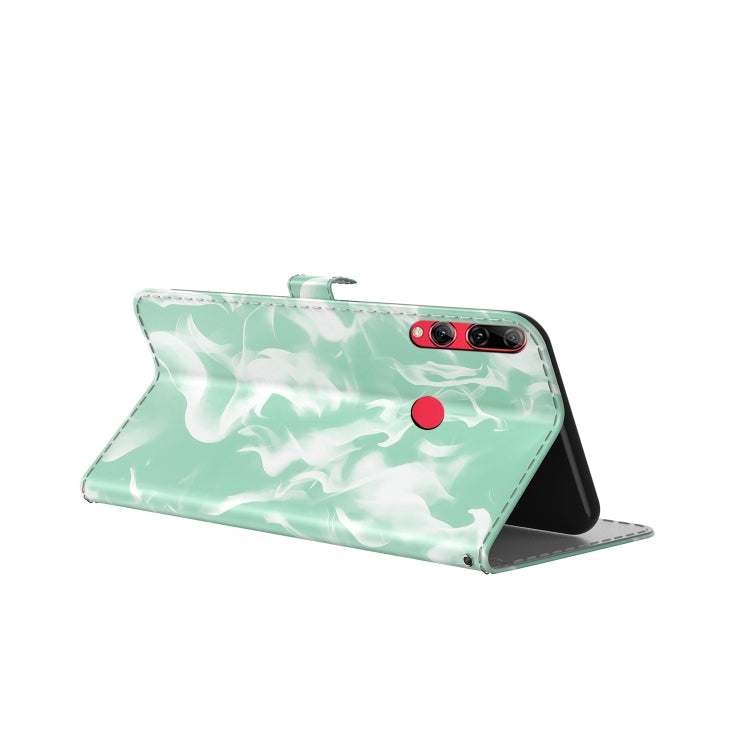 For Huawei Enjoy 9s Cloud Fog Pattern Horizontal Flip Leather Case with Holder & Card Slot & Wallet