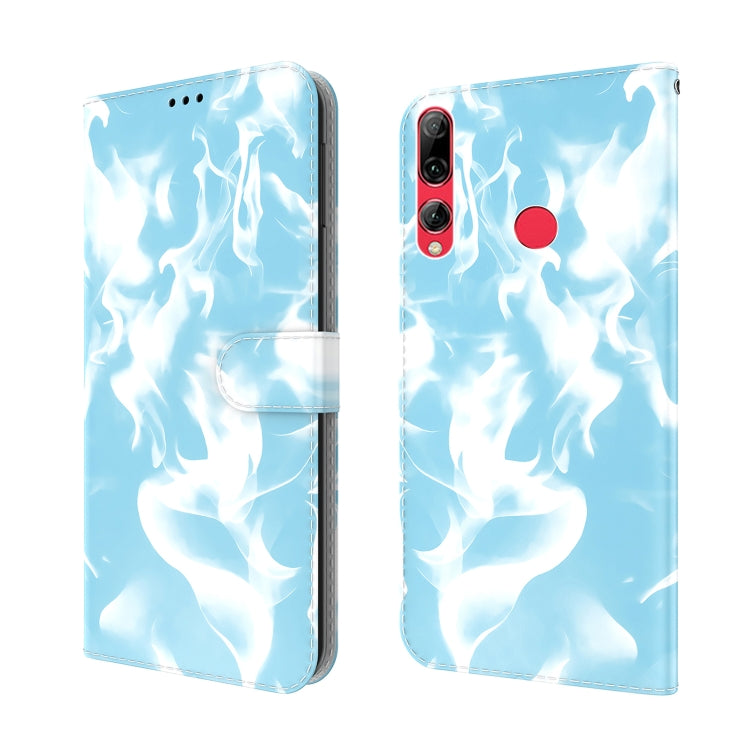 For Huawei Enjoy 9s Cloud Fog Pattern Horizontal Flip Leather Case with Holder & Card Slot & Wallet