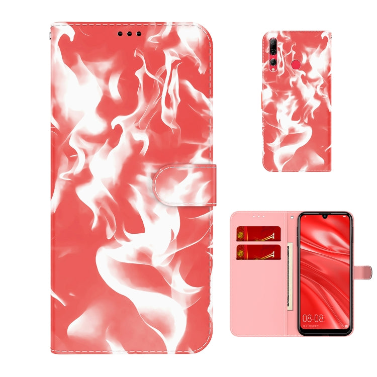 For Huawei Enjoy 9s Cloud Fog Pattern Horizontal Flip Leather Case with Holder & Card Slot & Wallet