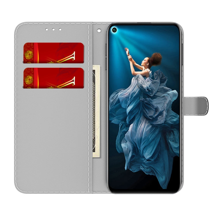 For Huawei Honor 20 / nova 5T Cloud Fog Pattern Horizontal Flip Leather Case with Holder & Card Slot & Wallet