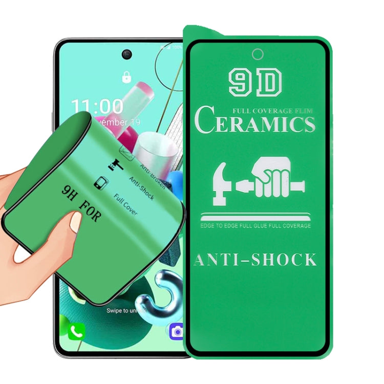 For LG K95 5G 9D Full Screen Full Glue Ceramic Film