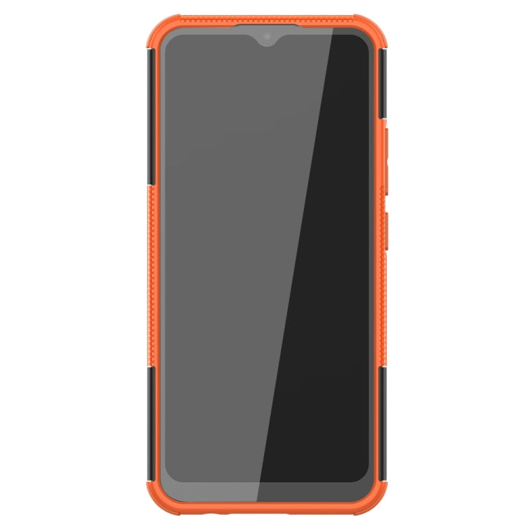 For OPPO Realme C21 / C20 Tire Texture Shockproof TPU+PC Protective Case with Holder