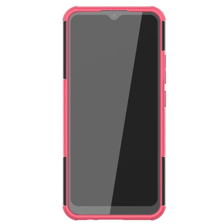 For OPPO Realme C21 / C20 Tire Texture Shockproof TPU+PC Protective Case with Holder