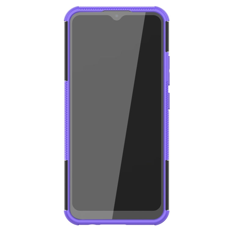 For OPPO Realme C21 / C20 Tire Texture Shockproof TPU+PC Protective Case with Holder