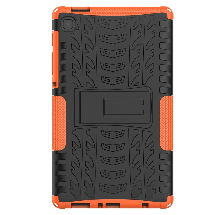 For Samsung Galaxy Tab A7 Lite Tire Texture Shockproof TPU+PC Protective Case with Holder