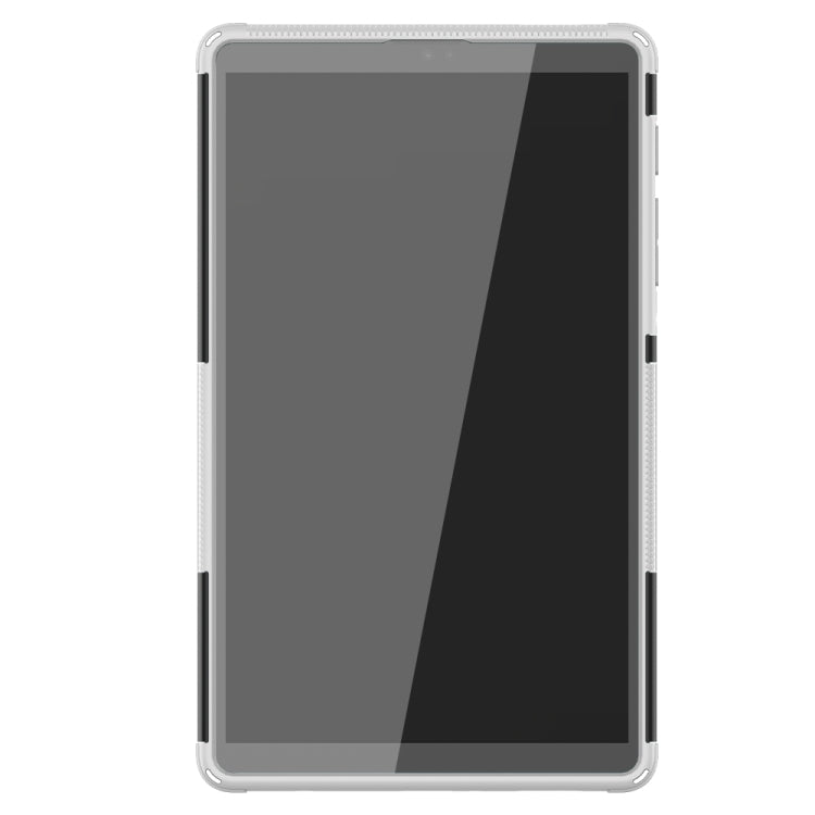 For Samsung Galaxy Tab A7 Lite Tire Texture Shockproof TPU+PC Protective Case with Holder