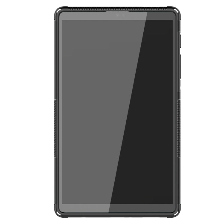 For Samsung Galaxy Tab A7 Lite Tire Texture Shockproof TPU+PC Protective Case with Holder