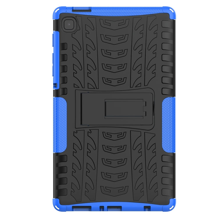 For Samsung Galaxy Tab A7 Lite Tire Texture Shockproof TPU+PC Protective Case with Holder